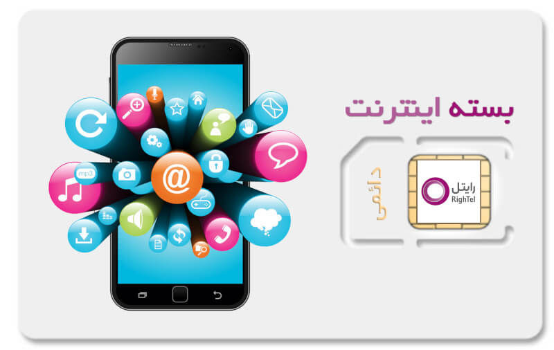 خرید بسته اینترنت ارزان رایتل مدل  30 روزه 150 دقیقه تماس صوتی درون و برون شبکه مخصوص سیم‌کارت دائمی به مبلغ 77,000 ریال با 2 درصد تخفیف ویژه